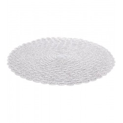 Lugar 38cm Americano De Papel Pétala Cinza